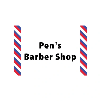 Pen's Barber Shop Logo